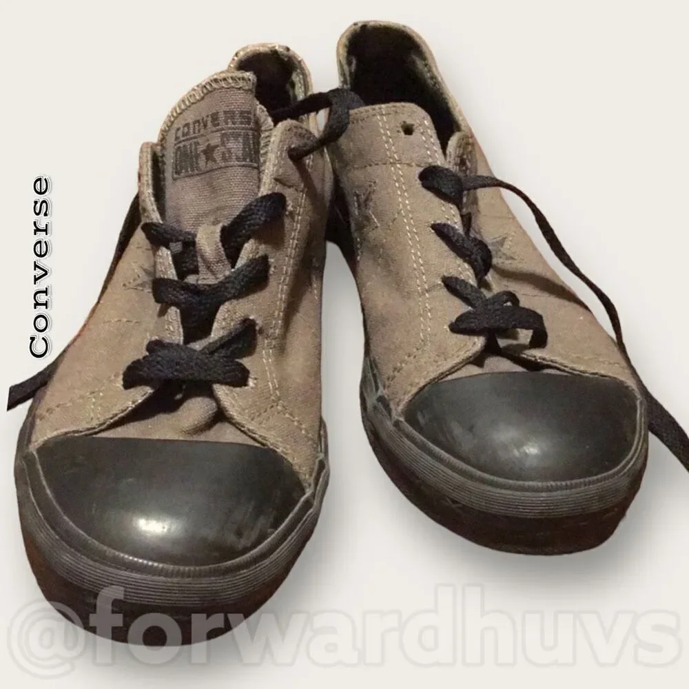 Converse One Star Army Green & Skulls Junior 5